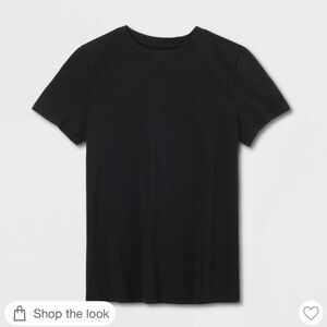 NWT Women's Short Sleeve T-Shirt - A New Day™ Dark Black XXL